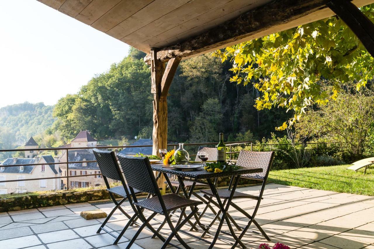 Au Coeur De Beynac, Superbe Maison Du 14Eme Siecle Avec Jardin Panoramique ภายนอก รูปภาพ