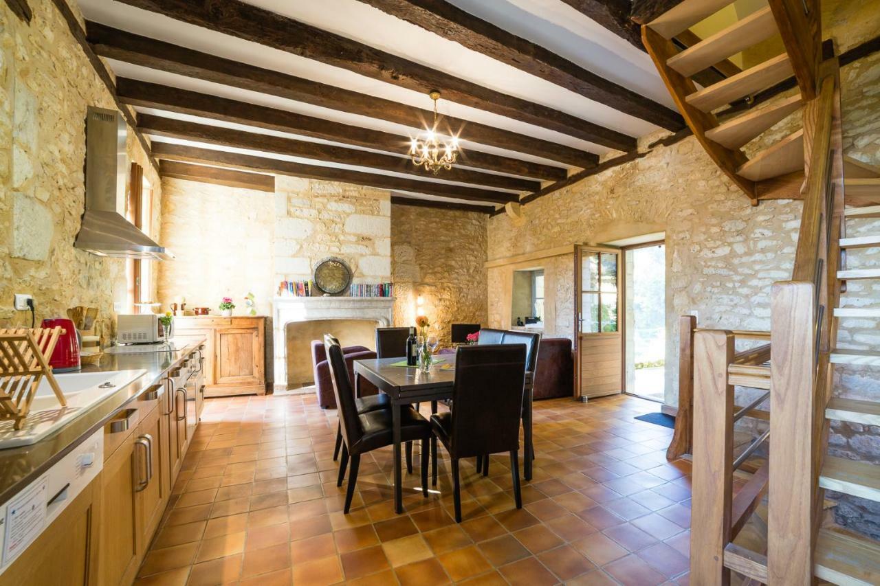 Au Coeur De Beynac, Superbe Maison Du 14Eme Siecle Avec Jardin Panoramique ภายนอก รูปภาพ