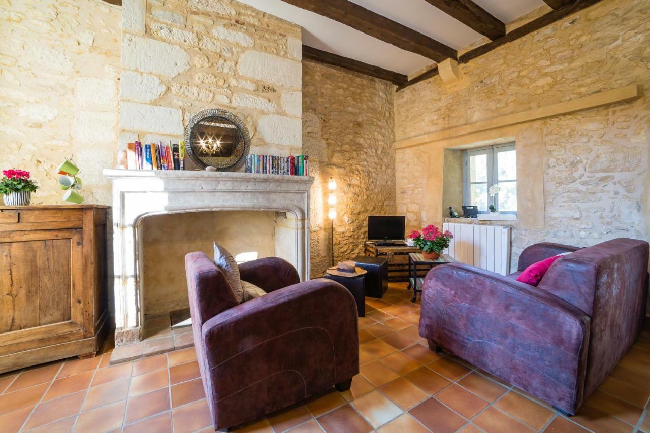 Au Coeur De Beynac, Superbe Maison Du 14Eme Siecle Avec Jardin Panoramique ภายนอก รูปภาพ
